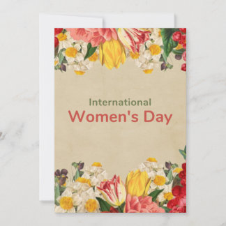 Cartão Internacional do Dia da Mulher 08-2022