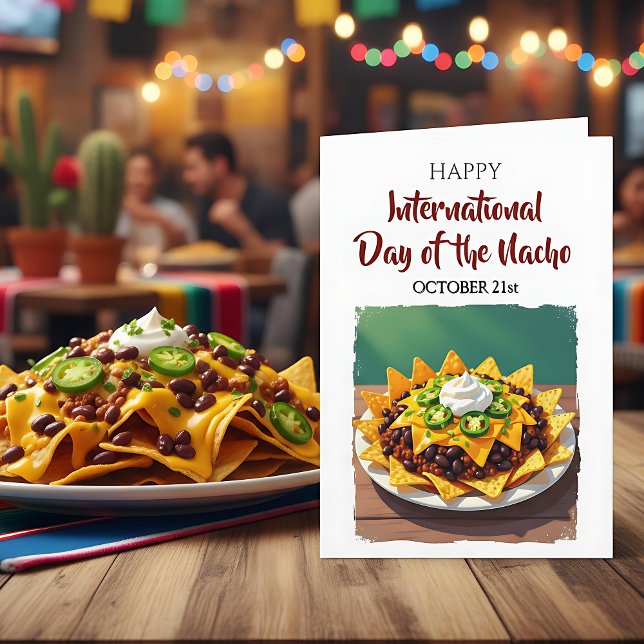 Cartão International Day of the Nacho | October 21st Card (Criador carregado)
