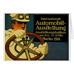 Cartão Internationale Automobil-Ausftellung 1911