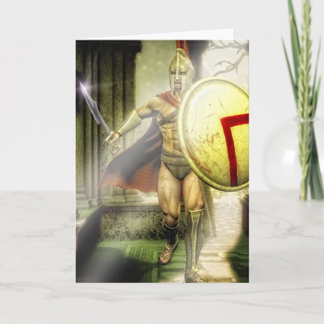 Cartão intruso de espartano (Frente)