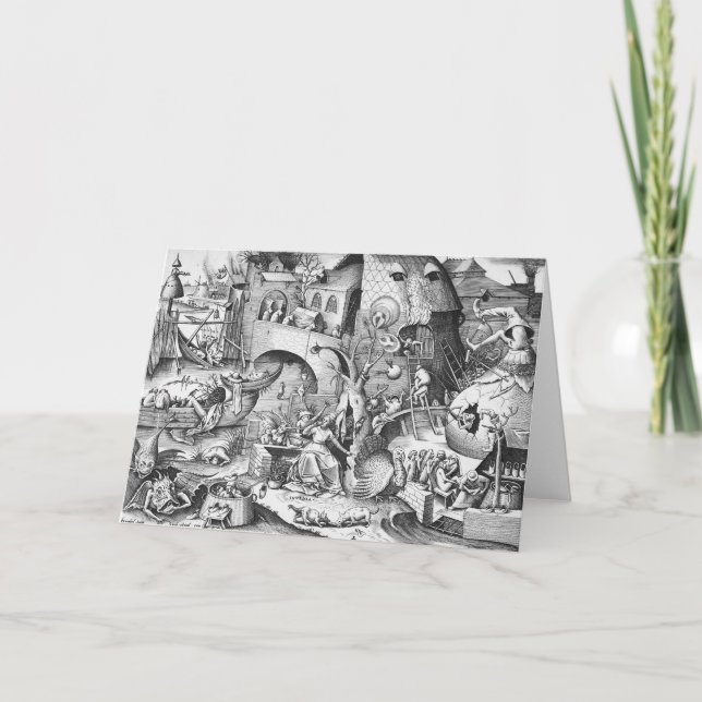 Cartão Inveja (Invidia), Os Sete Pecados Mortos (Frente)