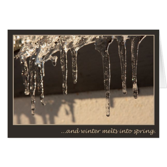 Cartão Inverno a Primavera (Frente Horizontal)