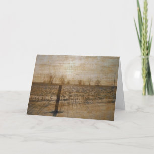 Cartão Inverno de neve 2