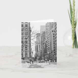 Cartão Inverno em Nova Iorque Notecard