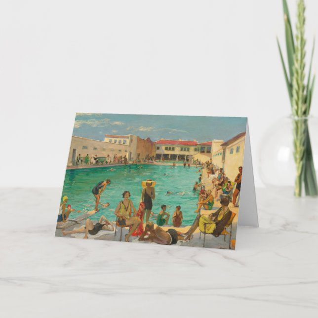 Cartão Inverno na Flórida | Sir John Lavery (Frente)