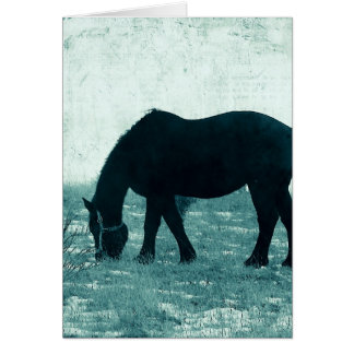 Cartão Inverno Percheron
