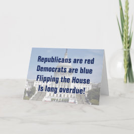 Cartão Invertendo a Câmara dos Representantes