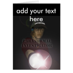 Cartão Investigador Paranormal