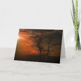 Cartão Invictus Poem, uma vontade de sobreviver