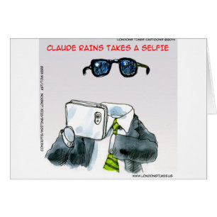 Cartão Invisível Selfie Funny