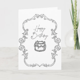 Cartão Invitations & Stationery > Greeting Cards > Birthd