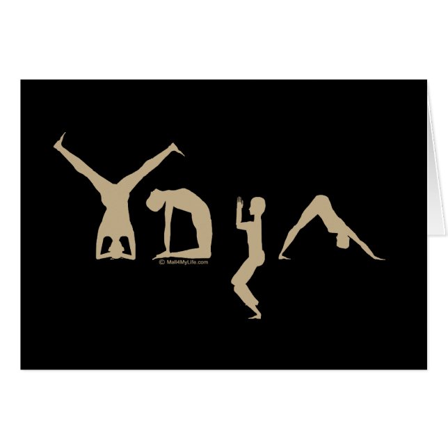 Cartão Ioga (Frente Horizontal)