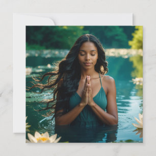 CARTÃO IÓGICA - MEDITAÇÃO - APROVEITE O MOMENTO - BEM-EST