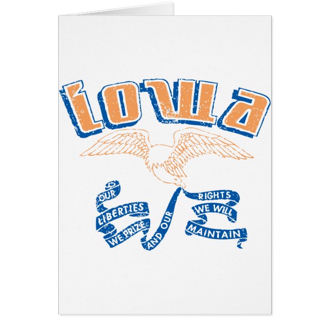 Cartão Iowa (Frente)