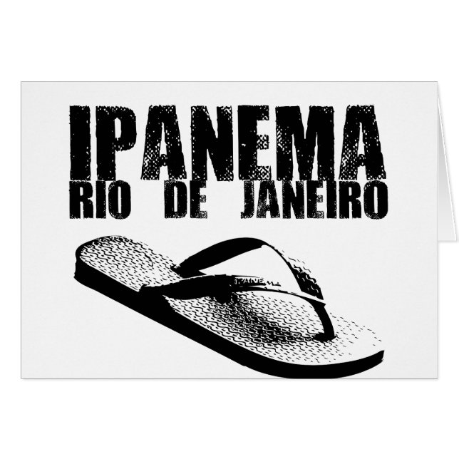 Cartão Ipanema, Rio de Janeiro (Frente Horizontal)
