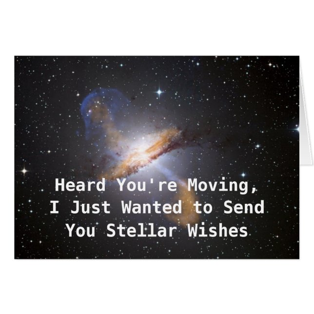 Cartão Ir embora para alguém que você está feliz em ver i (Frente Horizontal)