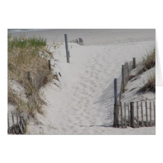 Cartão Ir para a praia