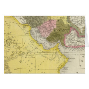 Cartão Irã e Arábia Saudita