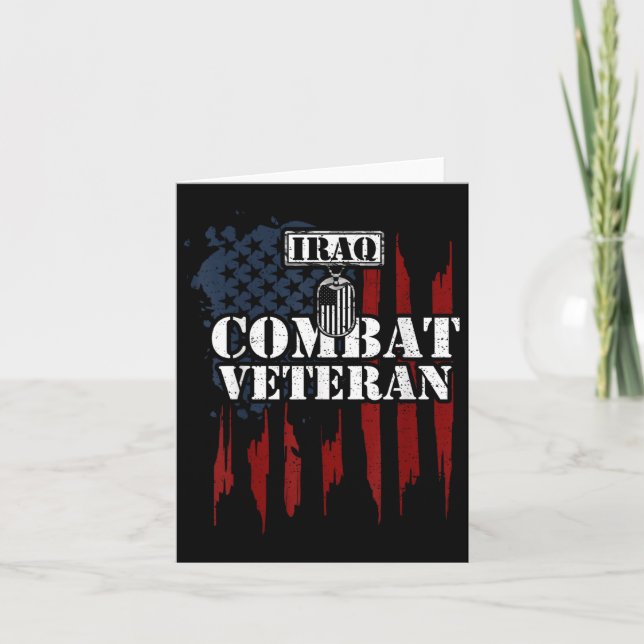 Cartão Iraque - Iraque - Combate Veterano - Ditos Veteran (Frente)