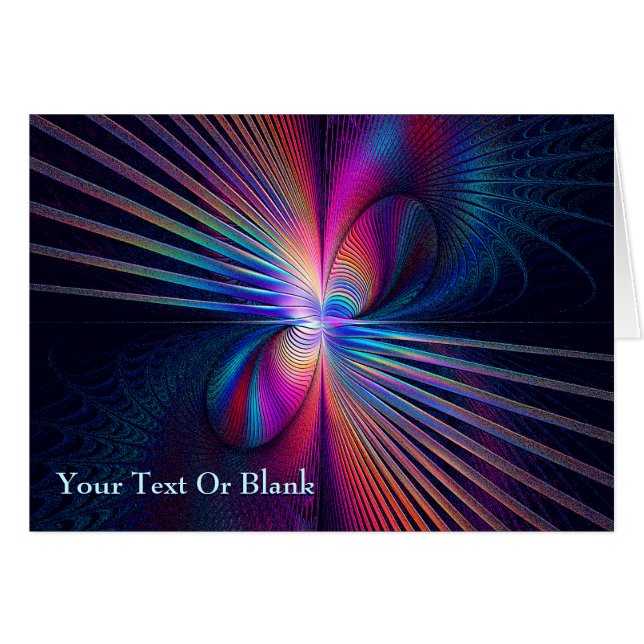 Cartão Iridescência estrutural (Frente Horizontal)