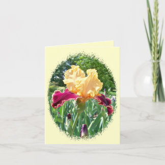 Cartão Íris bonita Notecard