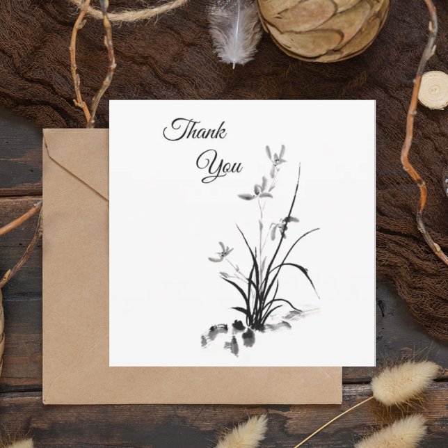 Cartão Íris chinesa - bw (Criador carregado)