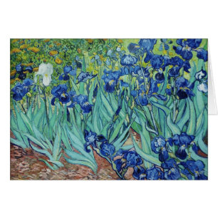 Cartão Íris de Vincent van Gogh