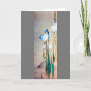 Cartão Iris e Carp, Watanabe Seitei