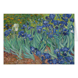 Cartão Íris em Vincent van Gogh maio de 1889