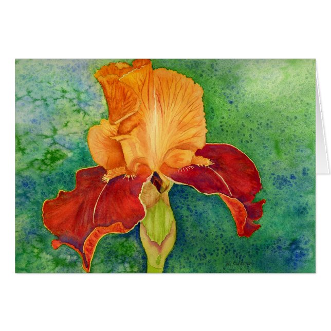 Cartão Íris farpada (Frente Horizontal)