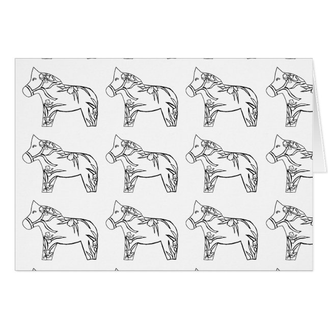 Cartão Iris Horse (Frente Horizontal)