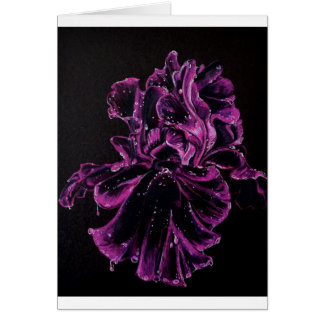 Cartão Íris preta