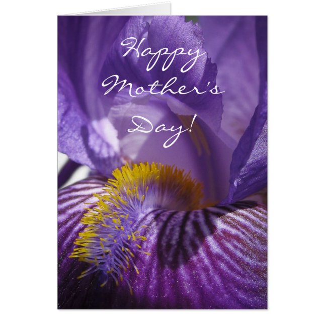 Cartão Iris' Tongue (Frente)