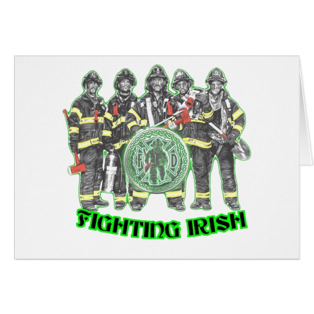 CARTÃO IRISH-1 DE COMBATE (Frente Horizontal)