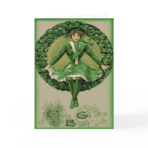 Irish American Flag Harp de Erin Shamrock