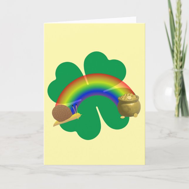 Cartão Irish I was faster (Frente)