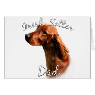 Cartão Irish Setter Pai 2