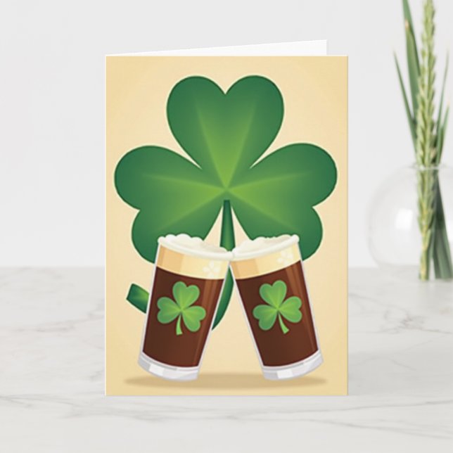 Cartão Irish Stout Cheers Card (Frente)