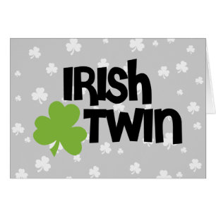 Cartão Irish Twin