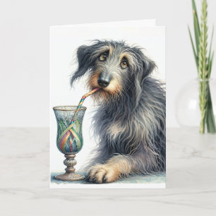 Cartão Irish Wolfhound Birthday