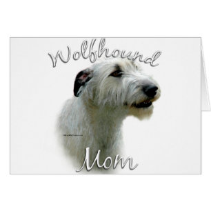 Cartão Irish Wolfhound Mãe 2