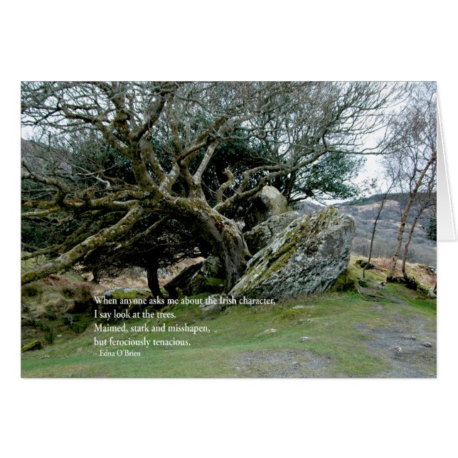 Cartão IrishTrees (Frente Horizontal)