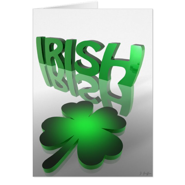 Cartão irlandês (Frente)
