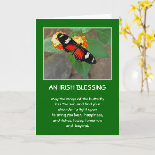 CARTÃO IRLANDÊS BLESSÁVEL/PERSONALIZÁVEL