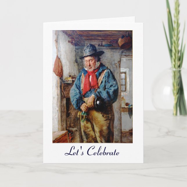 Cartão Irlandês Põe Uísque Em Bala Para O Seu Aniversário (Frente)