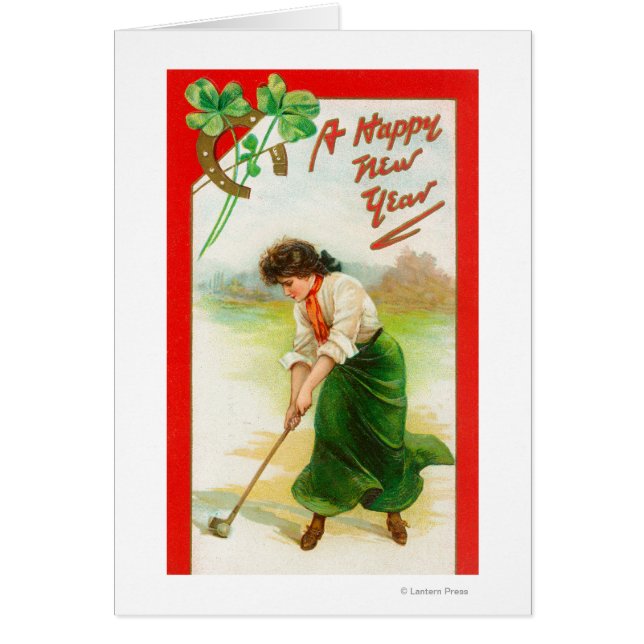 Cartão Irlandesa prestes a atingir Golfball (Frente)