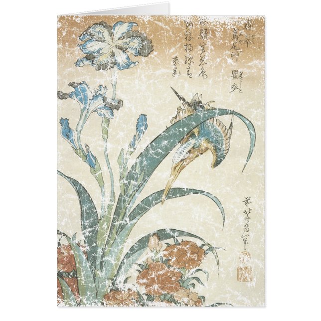 Cartão Irlandeses e Kingfisher (Frente)