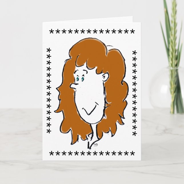 Cartão Irmã Birthday (Frente)