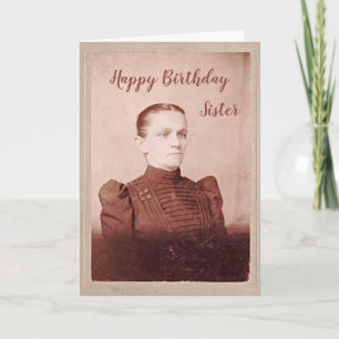 Cartão Irmã de Aniversário Espero que Você Seja Mais Feli