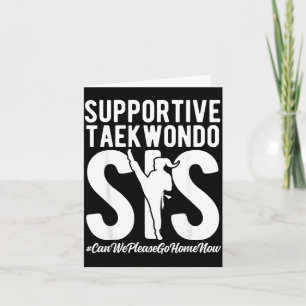 Cartão Irmã de Taekwondo Solidária Irmã de Taekwondo Dive